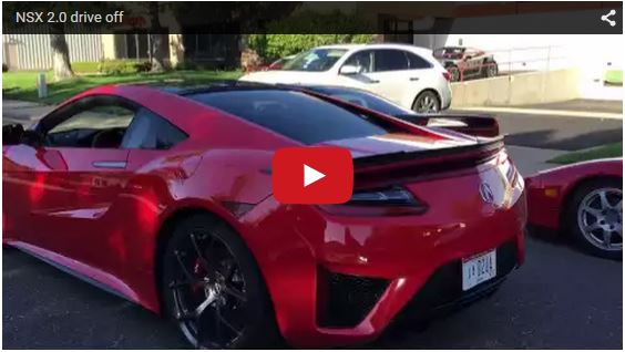 honda NSX 市販モデル 走行