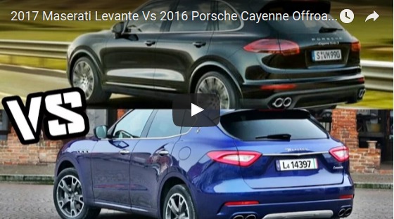 2017 Maserati Levante Vs 2016 Porsche Cayenne Offroad Driving YouTube