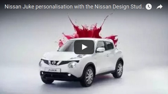 Nissan Juke personalisation with the Nissan Design Studio